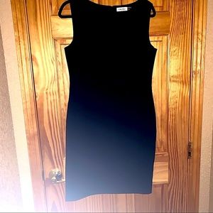 Calvin Klein Sz 10 Black Business Sleevess Dress
